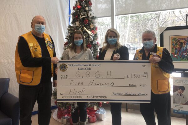 Victoria Harbour Lions support GBGH