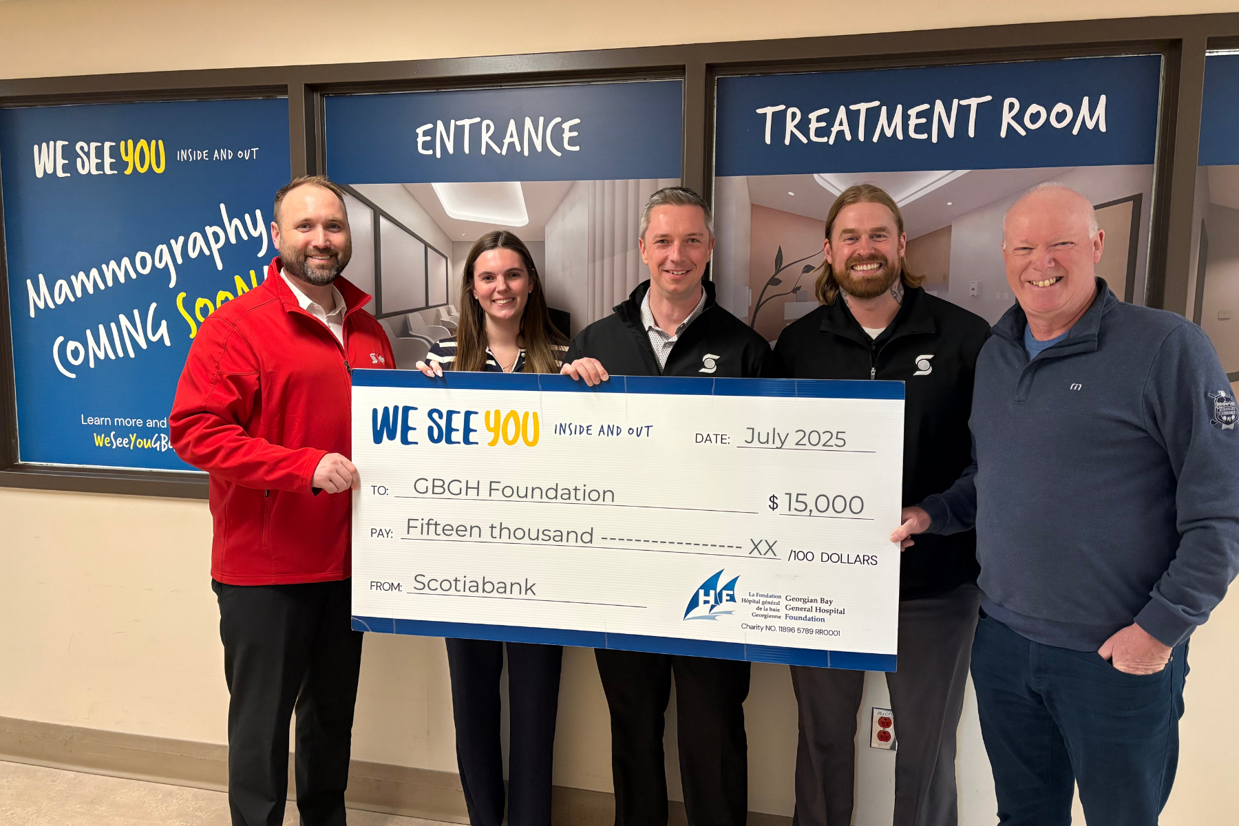 Cutline 1 - Scotiabank_donation to GH Golf 2025