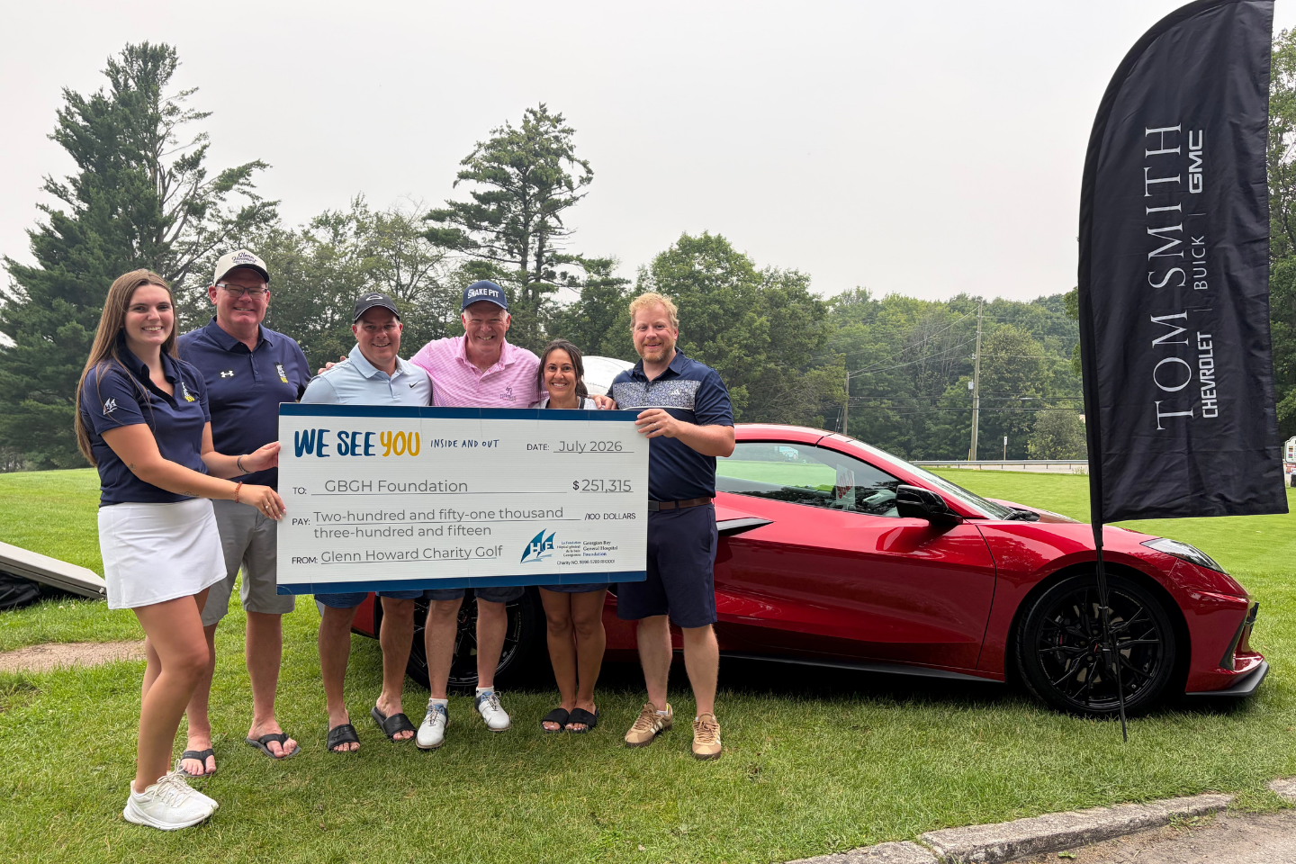 Glenn Howard Golf Tournament - July 2026 cheque