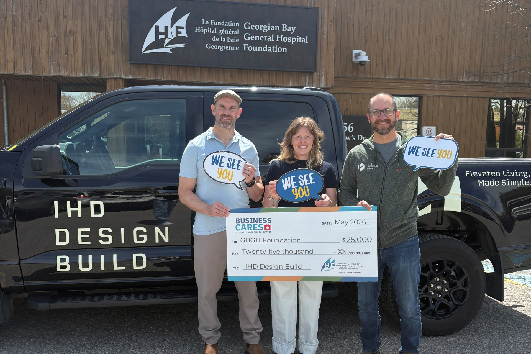 IHD Design Build - BC Cheque 25K