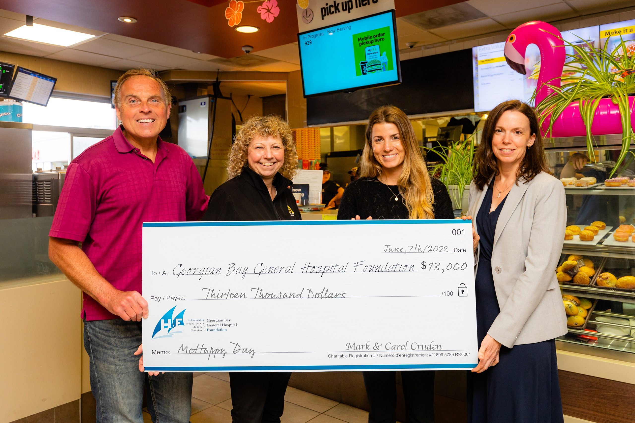 McHappy Day lights up Birthing Unit at GBGH!