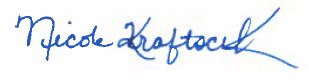 Nicole Kraftschick's signature
