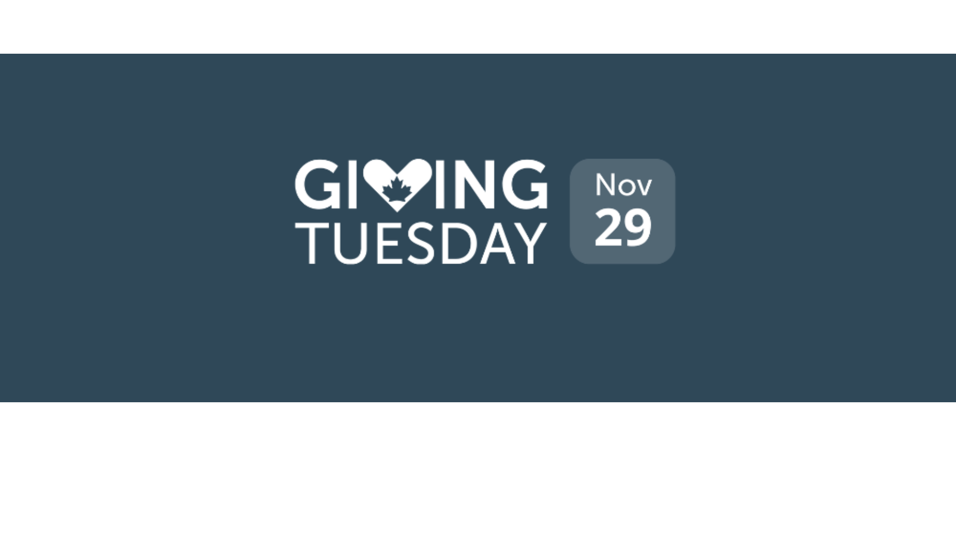 Make a donation to Giving Tuesday!