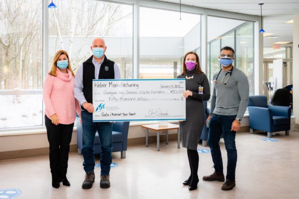 Weber Manufacturing gives $25,000 to Kickstart Your Heart