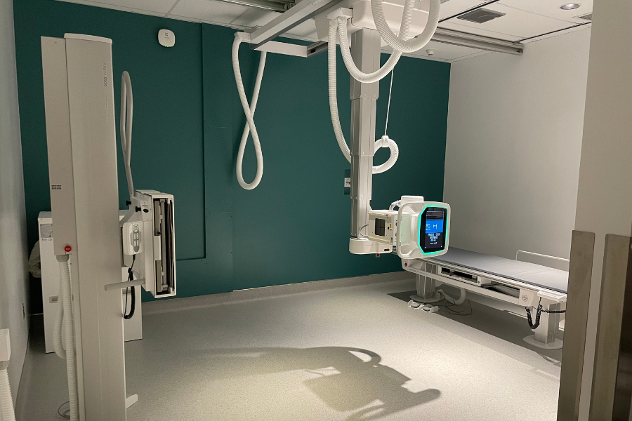 Newly renovated x-ray rooms at GBGH.