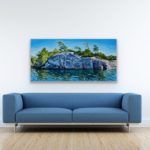 Art by Alex – water, rocks and trees