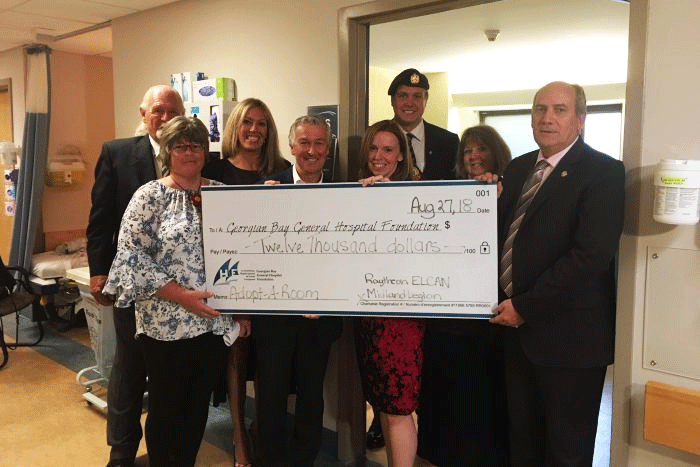 Raytheon ELCAN and the Midland Legion team up to support veteran care in our community