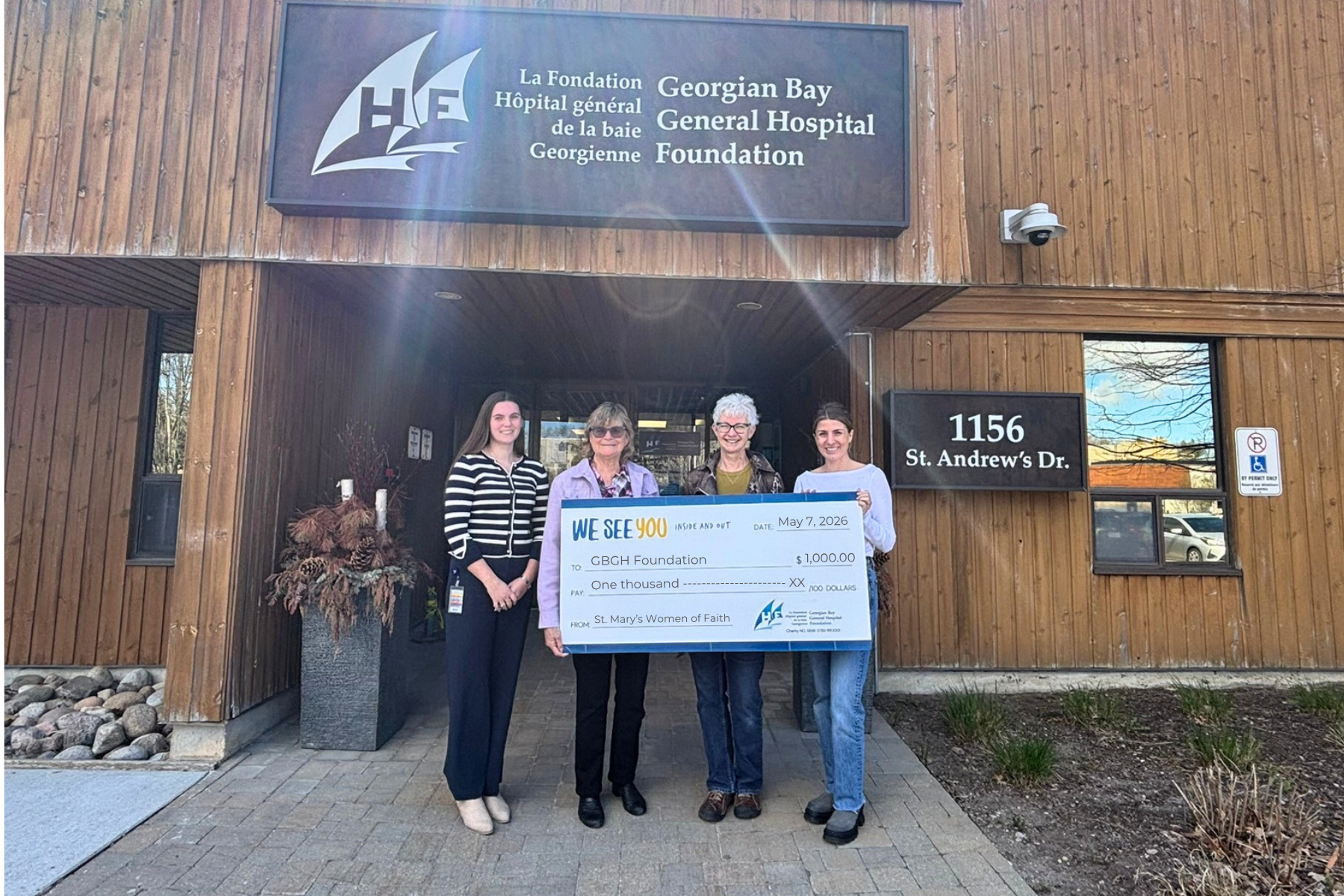 st mary's women of faith donation 2026